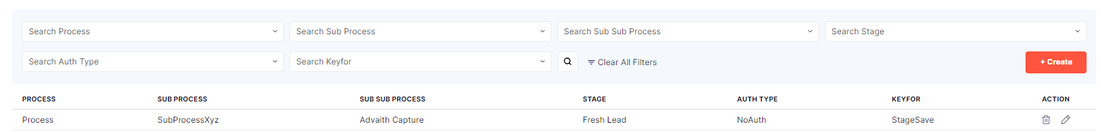 SEARCH OR CREATE API KEY SETUP