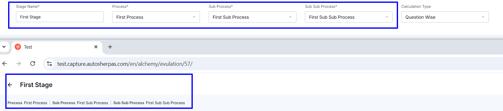CALL LOG TAB VIEW PAGE