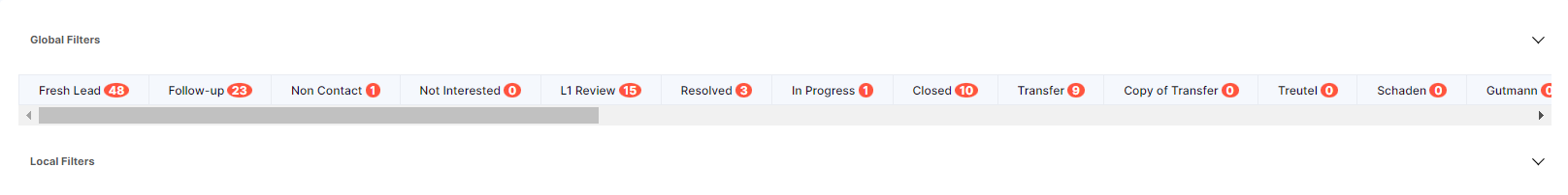 STEPS FOR CALL LOG TAB VIEW