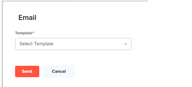 EMAIL TEMPLATE ACTIONS