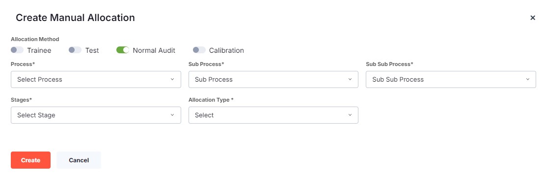 MANUAL ALLOCATION FORM