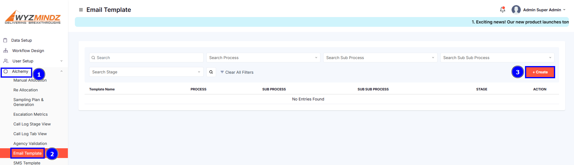 STEPS FOR EMAIL TEMPLATE