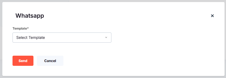 WHATSAPP TEMPLATE ACTIONS