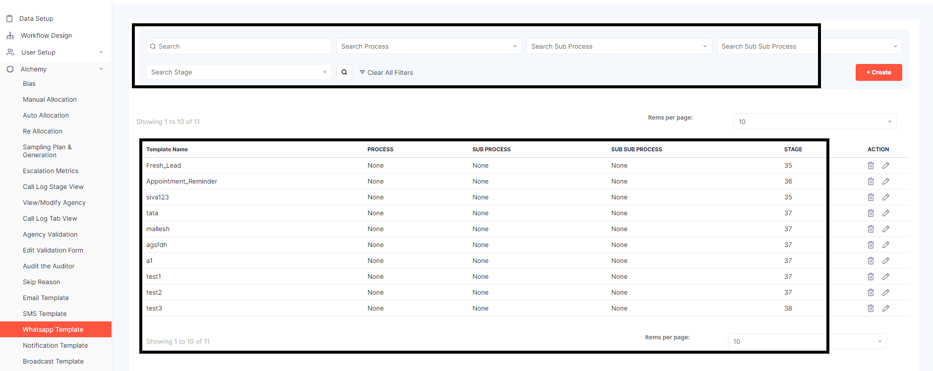SEARCH OR CREATE WHATSAPP TEMPLATE