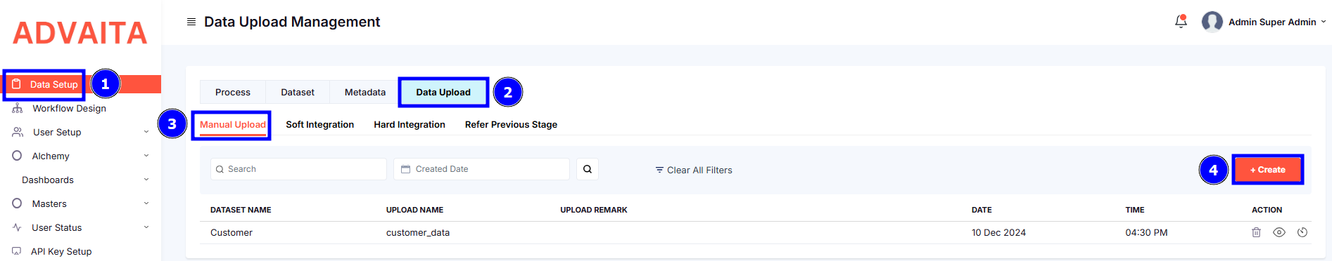 STEPS FOR MANUAL UPLOAD