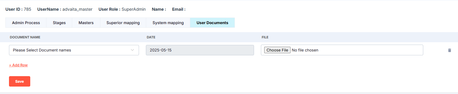 User Documents