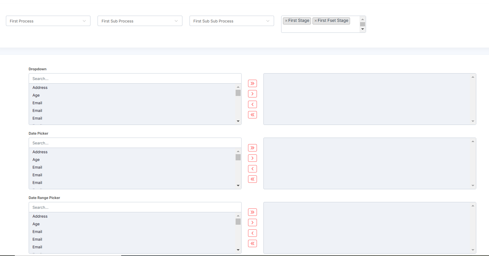 GLOBAL FILTER SELECTION