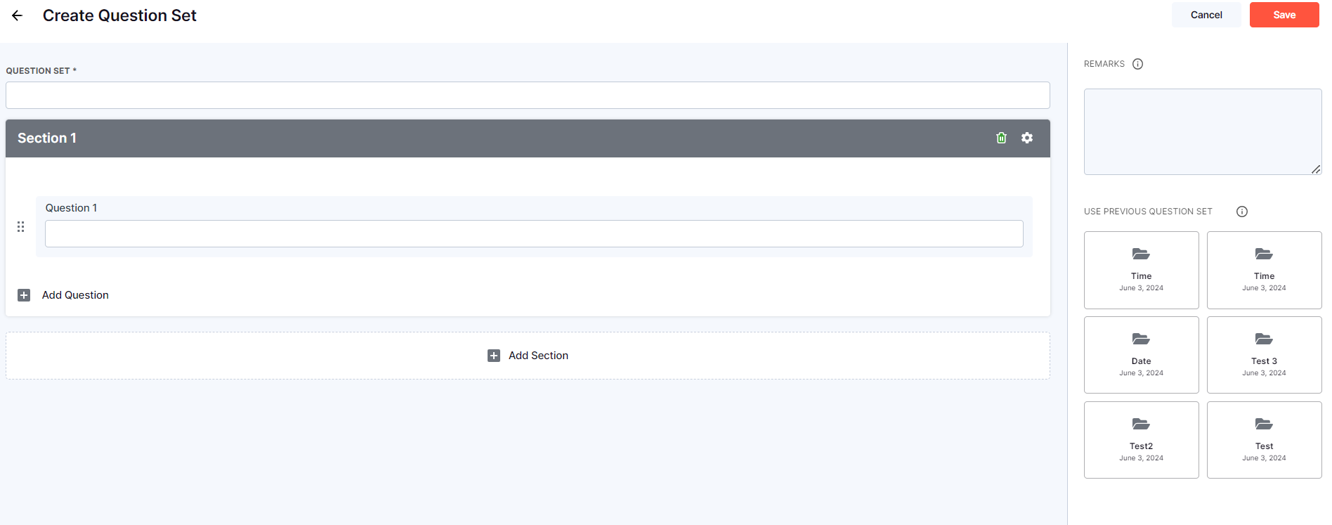MASTER PARAMETERS NON MEASURABLE SET FORM
