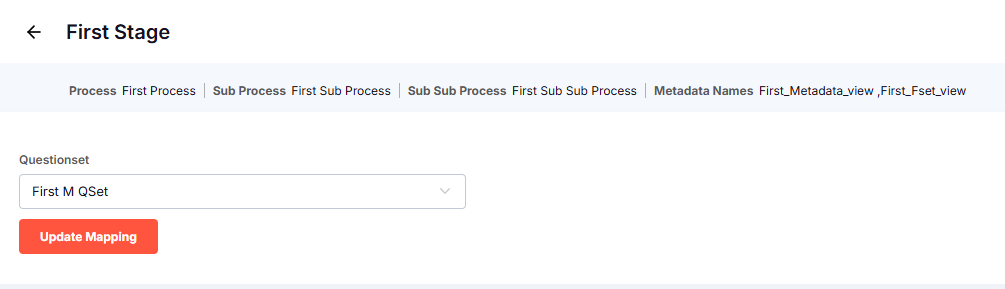 QUESTION SET MAPPING